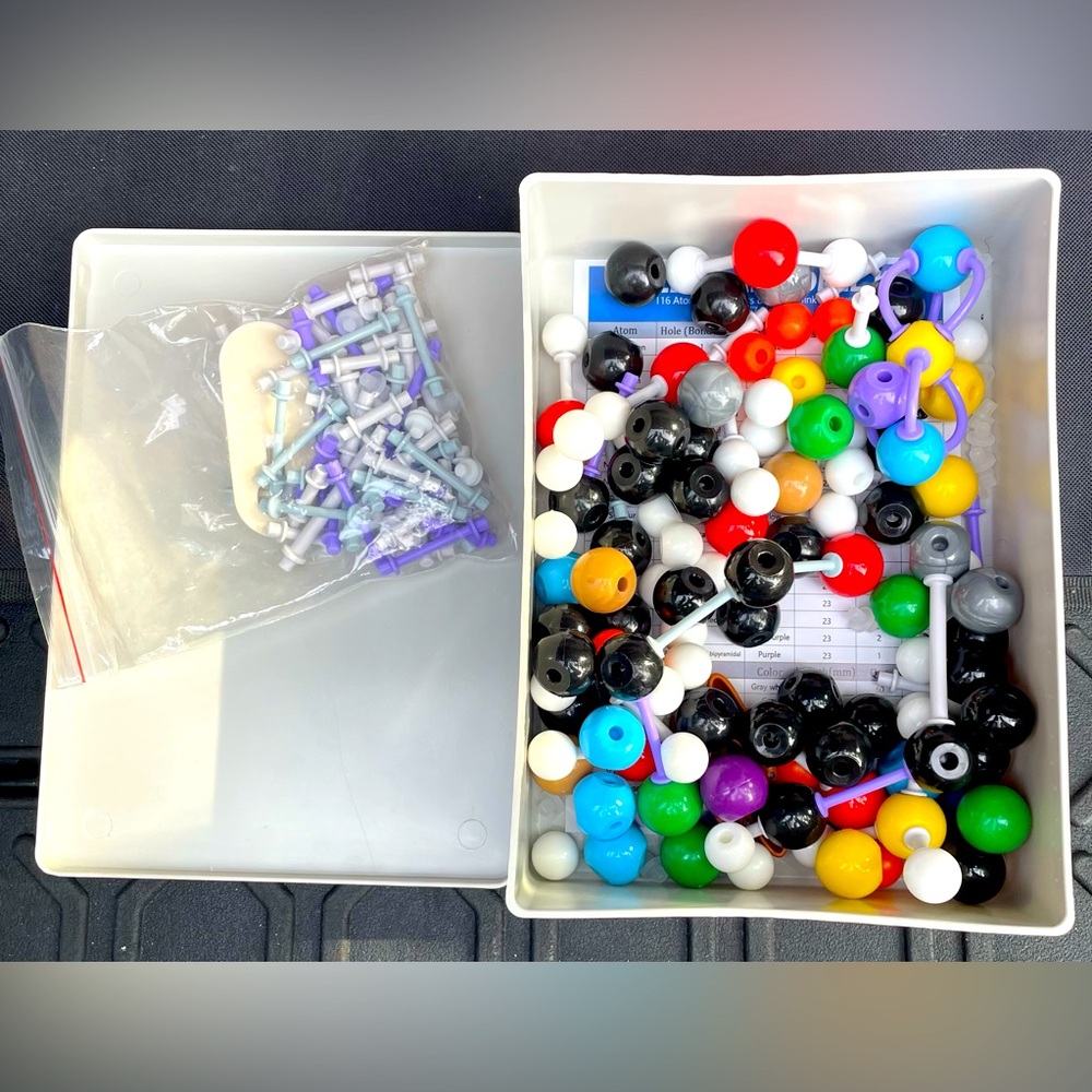 3/$15 Kids Modular Model Kit Atoms and Links Building Brain Toys